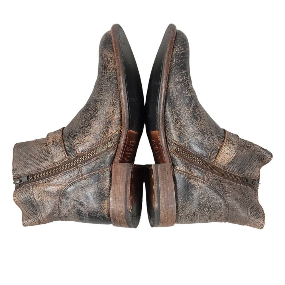 Bed Stu Becca Short Boot Black Lux Coastal Cowgirl Western Boho Ankle Bo… - Picture 10 of 13